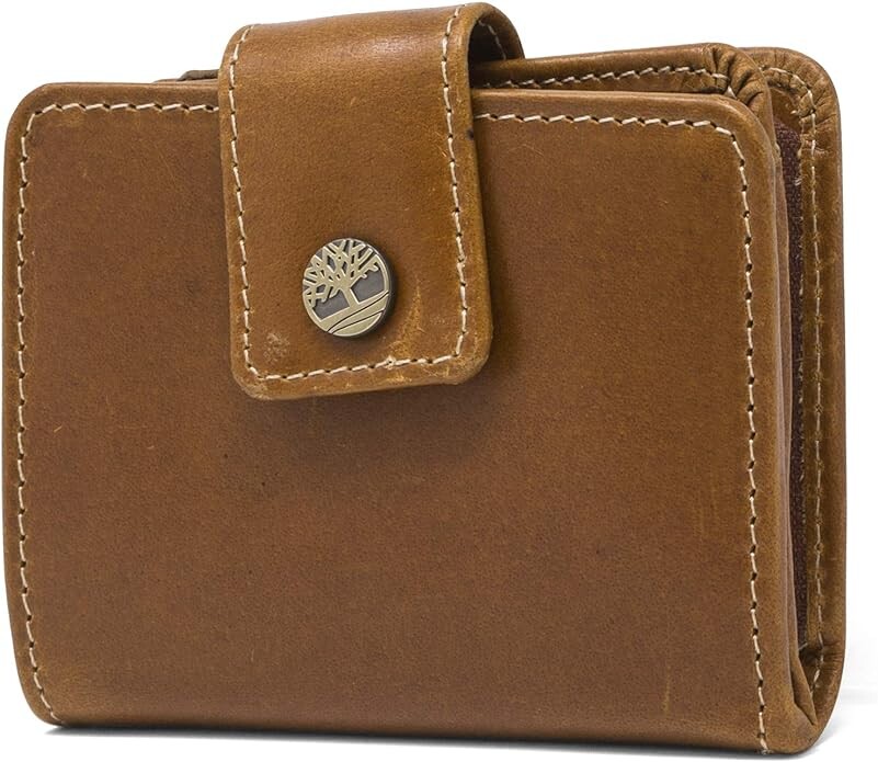 Женский кожаный маленький кошелек Timberland с индексатором RFID, коньячный
Женский кожаный маленький кошелек Timberland с индексатором RFID, коньячный