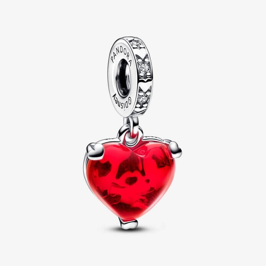 Шарм-подвеска Pandora x Disney Mickey & Minnie Mouse Kiss Red Murano Glass, серебро/красный
Шарм-подвеска Pandora x Disney Mickey & Minnie Mouse Kiss Red Murano Glass, серебро/красный
