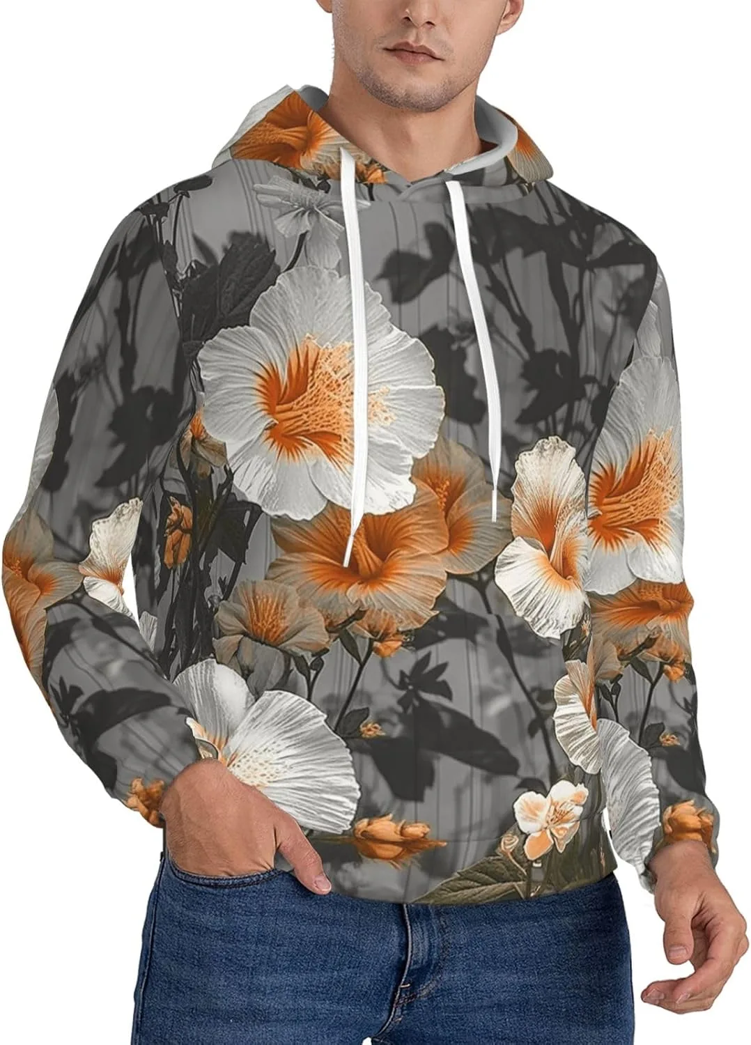 Мужская флисовая толстовка с капюшоном и карманами HJTRW
Мужская флисовая толстовка с капюшоном и карманами HJTRW