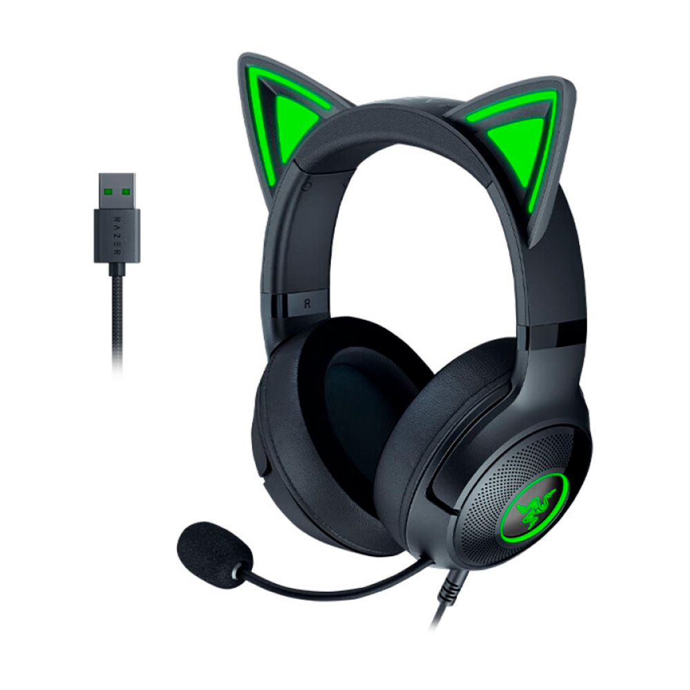 Гарнитура игровая Razer Kraken Kitty V2, чёрный
Гарнитура игровая Razer Kraken Kitty V2, чёрный