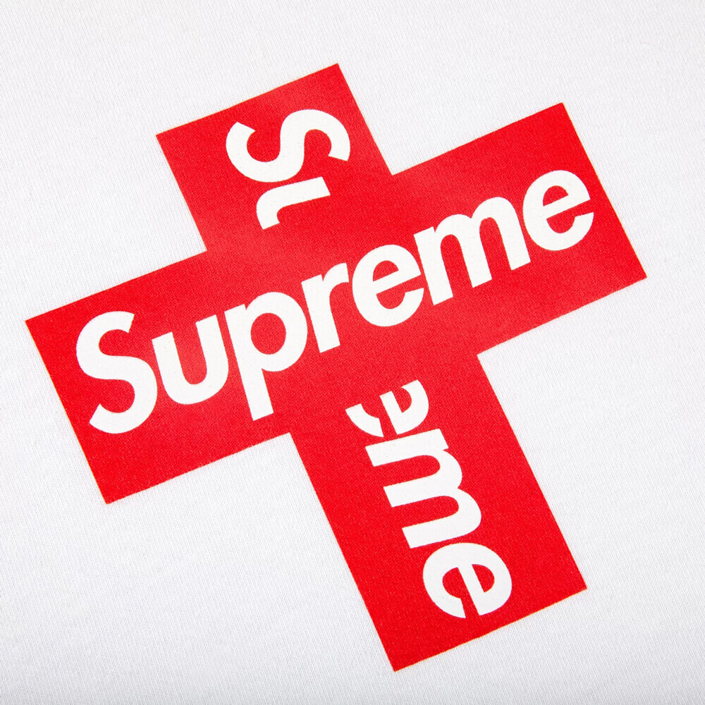 Футболка Supreme Cross Box, белый 
Футболка Supreme Cross Box, белый