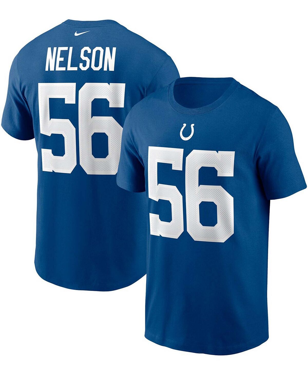 Мужская футболка quenton nelson royal indianapolis colts с именем и номером Nike
Мужская футболка quenton nelson royal indianapolis colts с именем и номером Nike