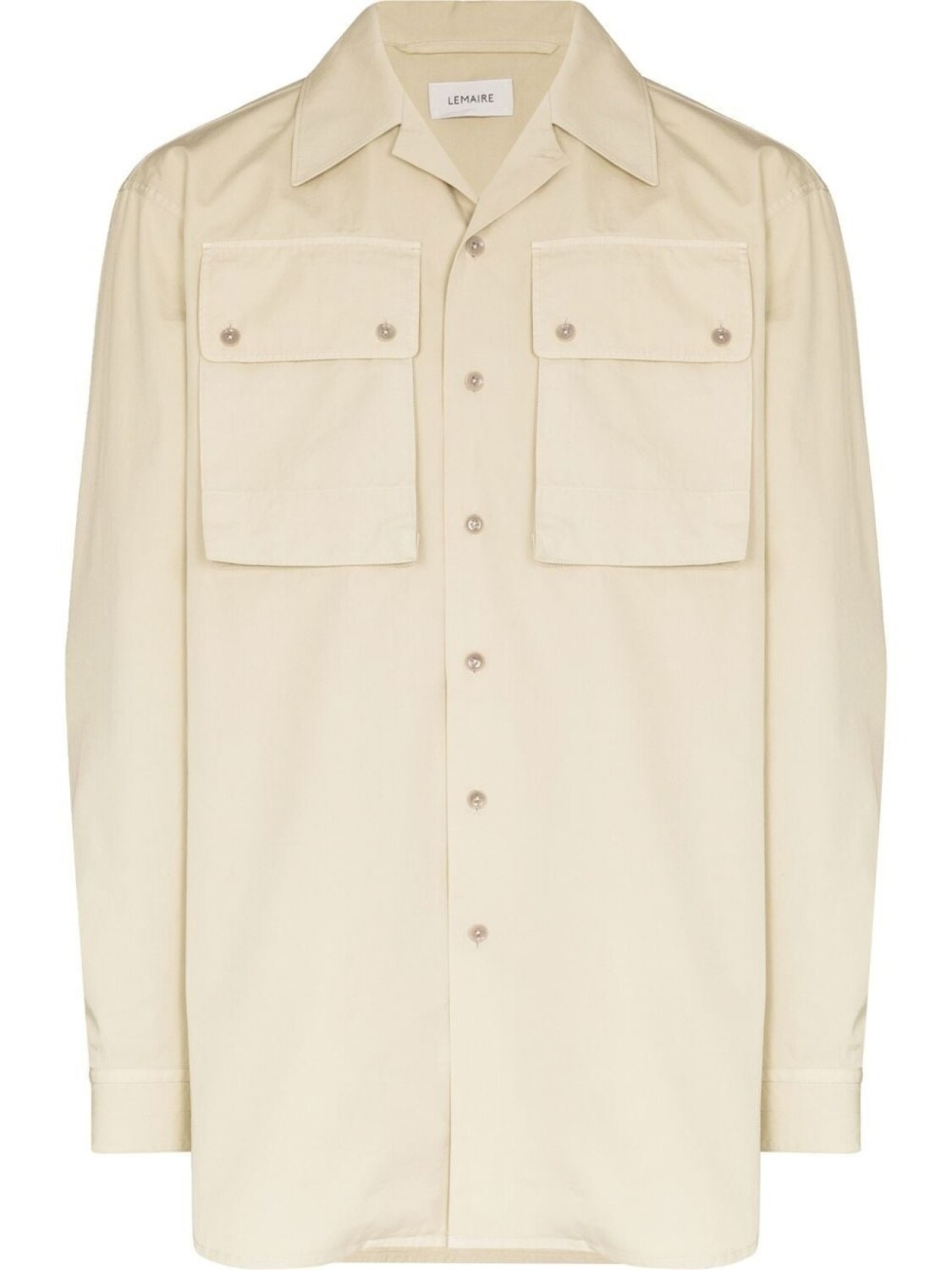 LEMAIRE рубашка с накладными карманами, нейтральный цвет
LEMAIRE рубашка с накладными карманами, нейтральный цвет