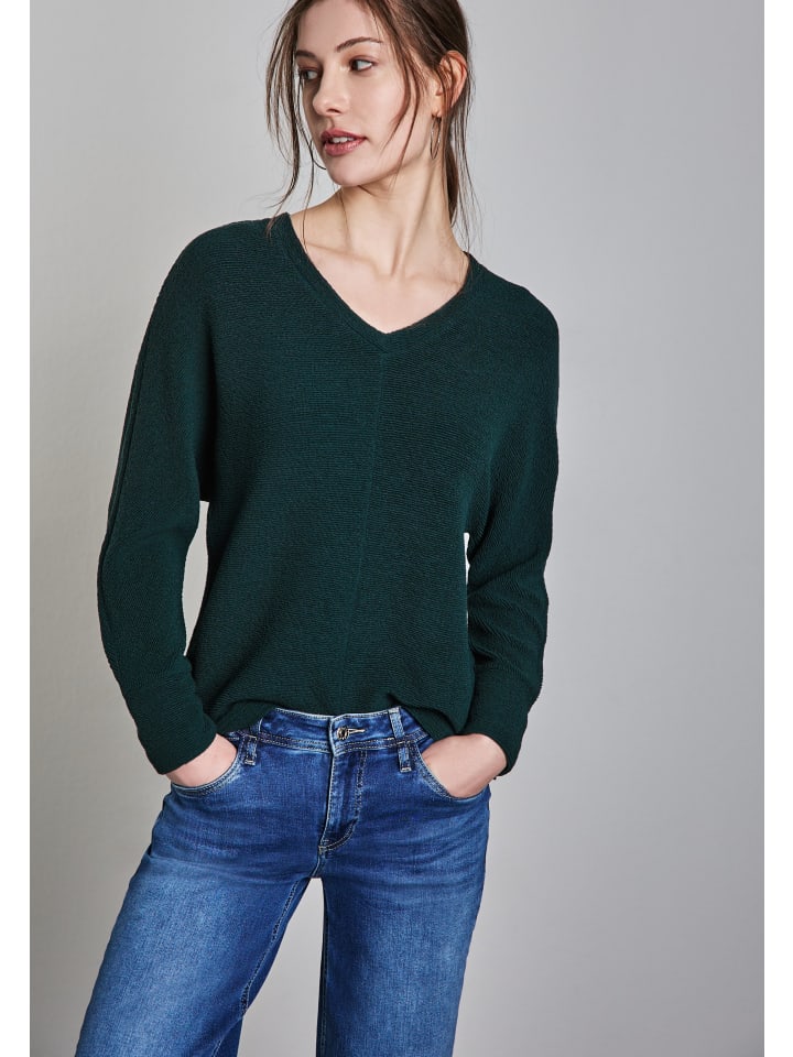 Футболка Street One, цвет kuscheliges strukturshirt' grün 
Футболка Street One, цвет kuscheliges strukturshirt' grün