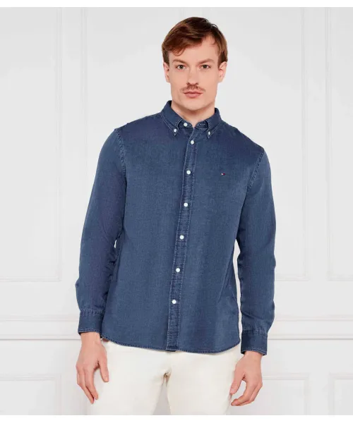 Рубашка Regular fit Tommy Hilfiger, синий 
Рубашка Regular fit Tommy Hilfiger, синий