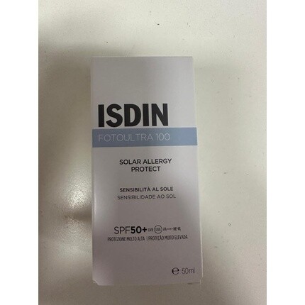 ISDIN FotoUltra Solar Allergy Fusion Fluid SPF 50+ Солнцезащитный крем Очень высокая защита для кожи, склонной к солнечной аллергии
ISDIN FotoUltra Solar Allergy Fusion Fluid SPF 50+ Солнцезащитный крем Очень высокая защита для кожи, склонной к солнечной аллергии