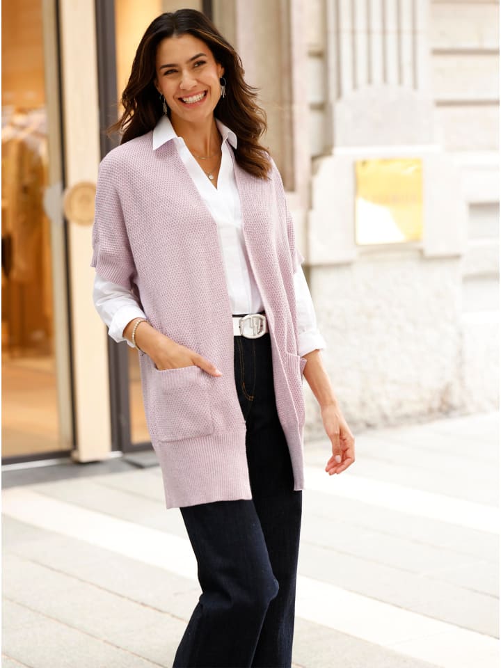 Длинный кардиган в лилово-крапчатый цвет WITT WEIDEN
Длинный кардиган в лилово-крапчатый цвет WITT WEIDEN