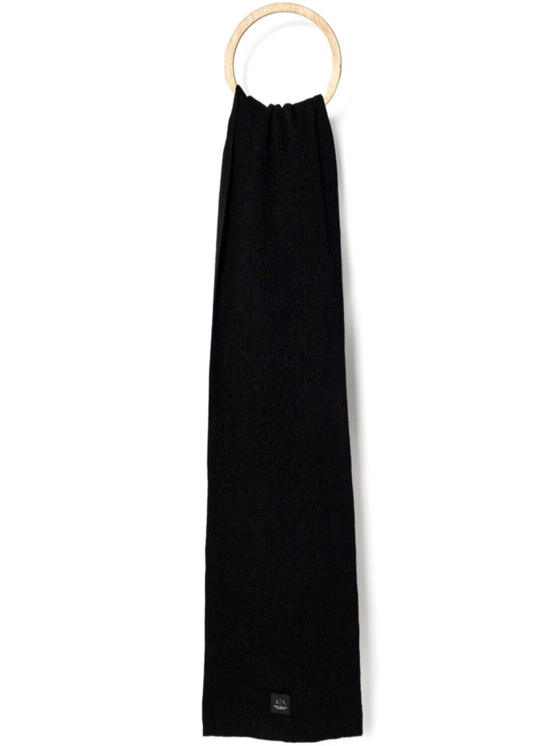 Шарф с аппликацией логотипа Armani Exchange, черный
Шарф с аппликацией логотипа Armani Exchange, черный