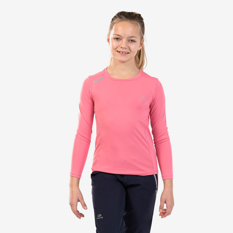Детская солнцезащитная спортивная футболка с длинными рукавами Decathlon - розовая
Детская солнцезащитная спортивная футболка с длинными рукавами Decathlon - розовая