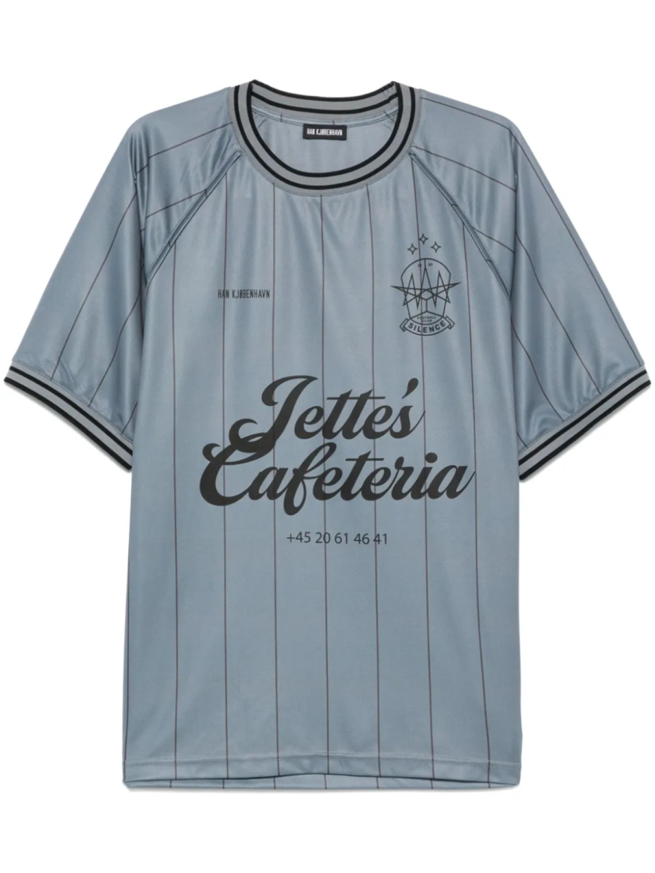 Футболка с принтом Han Kjøbenhavn, серый 
Футболка с принтом Han Kjøbenhavn, серый