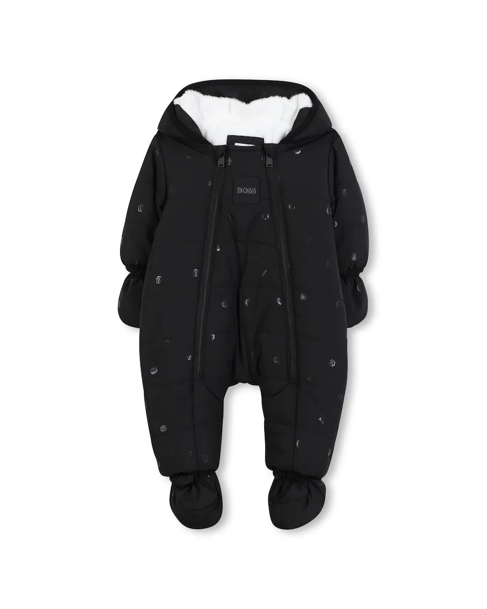 Черный детский комбинезон с принтом BOSS Kidswear
Черный детский комбинезон с принтом BOSS Kidswear