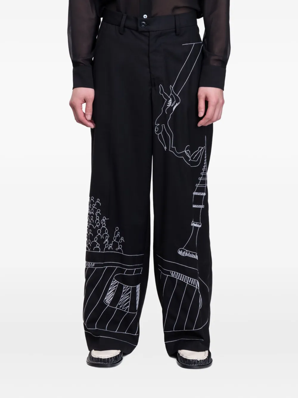 Брюки Circus Sketch KidSuper, черный
Брюки Circus Sketch KidSuper, черный