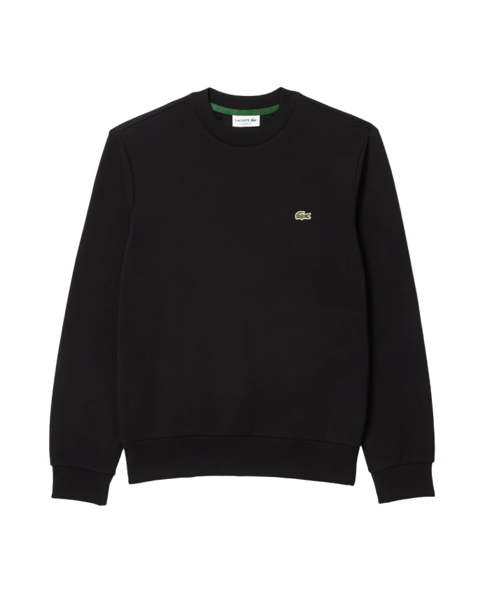 Толстовка с круглым вырезом классического кроя Lacoste, черный 
Толстовка с круглым вырезом классического кроя Lacoste, черный
