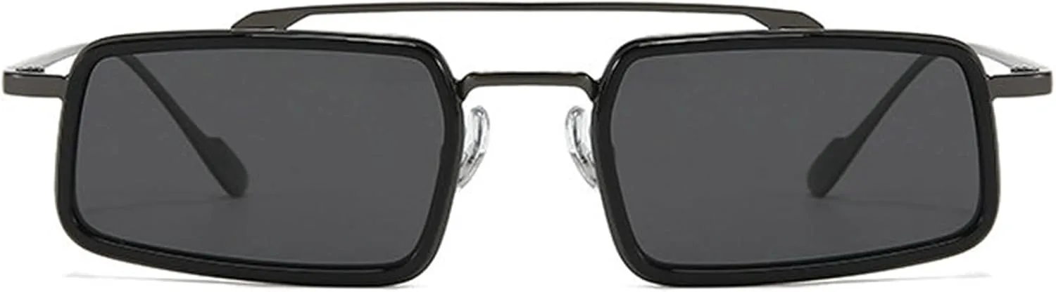 Солнцезащитные очки Helena Fashion Rectangle для женщин, модные ретро-очки с квадратной двойной перемычкой в стиле панк, защита от УФ-излучения UV400, C4
Солнцезащитные очки Helena Fashion Rectangle для женщин, модные ретро-очки с квадратной двойной перемычкой в стиле панк, защита от УФ-излучения UV400, C4