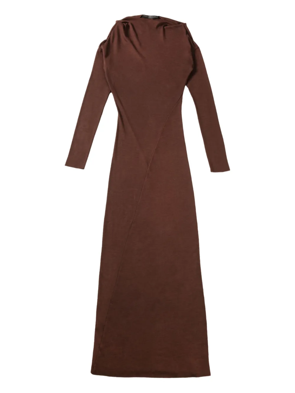 Платье миди с открытыми плечами Cortana, коричневый 
Платье миди с открытыми плечами Cortana, коричневый