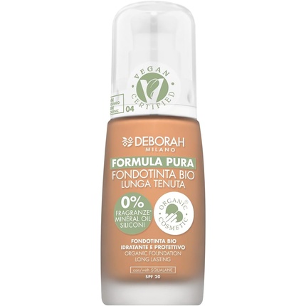 Чистая формула био-стойкой основы N.04 Янтарное покрытие и комфорт Deborah
Чистая формула био-стойкой основы N.04 Янтарное покрытие и комфорт Deborah