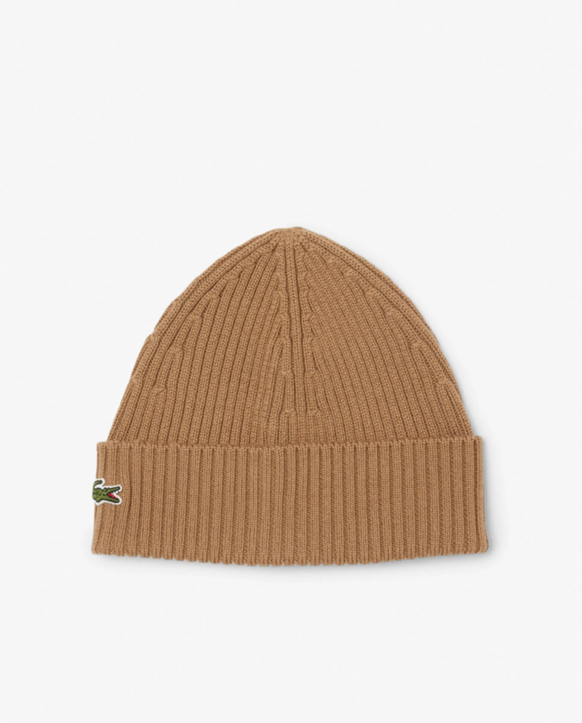 Вязаная шапка с рубчиком Lacoste, коричневый
Вязаная шапка с рубчиком Lacoste, коричневый