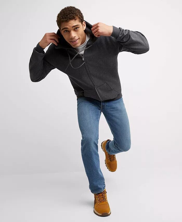 Мужская толстовка из тяжелого флиса Ultimate с молнией во всю длину Hanes, серый
Мужская толстовка из тяжелого флиса Ultimate с молнией во всю длину Hanes, серый