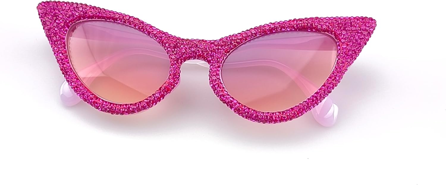 Солнцезащитные очки «кошачий глаз» со стразами для женщин, ретро-стиль, винтажные солнцезащитные очки «кошачий глаз» с бриллиантами, тонированные линзы Melrose, Purple
Солнцезащитные очки «кошачий глаз» со стразами для женщин, ретро-стиль, винтажные солнцезащитные очки «кошачий глаз» с бриллиантами, тонированные линзы Melrose, Purple