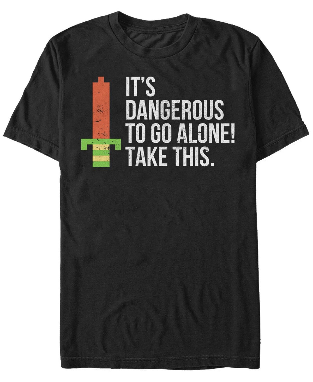 Футболка с коротким рукавом nintendo men's legend of zelda it's dangerous take this pixelated sword Fifth Sun, черный
Футболка с коротким рукавом nintendo men's legend of zelda it's dangerous take this pixelated sword Fifth Sun, черный