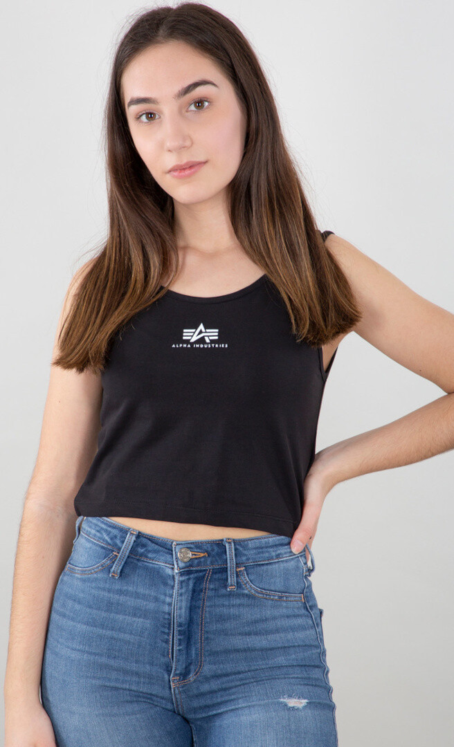 Топ Alpha Industries Basic Crop SL женский танк, черный
Топ Alpha Industries Basic Crop SL женский танк, черный