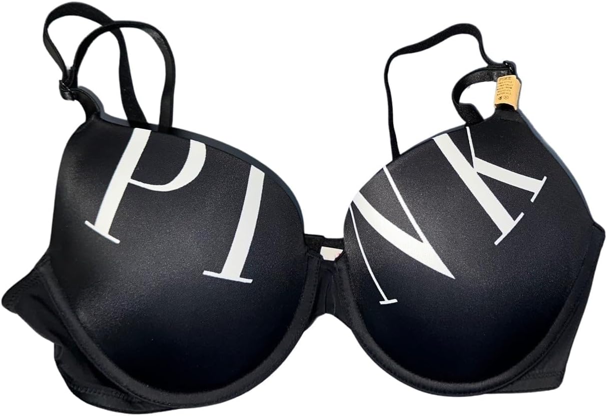 Бюстгальтер-пуш-ап Victoria's Secret Pink Wear Everywhere Smooth, цвет черный, новый, Smooth Black Logo
Бюстгальтер-пуш-ап Victoria's Secret Pink Wear Everywhere Smooth, цвет черный, новый, Smooth Black Logo