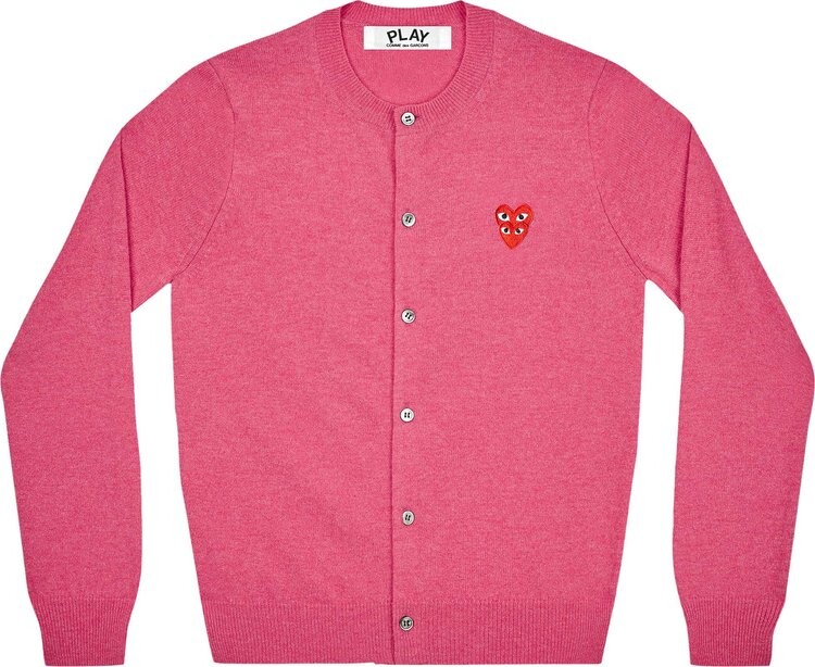 Кардиган Comme des Garçons PLAY Wool Layered Double Heart Cardigan 'Pink', розовый
Кардиган Comme des Garçons PLAY Wool Layered Double Heart Cardigan 'Pink', розовый