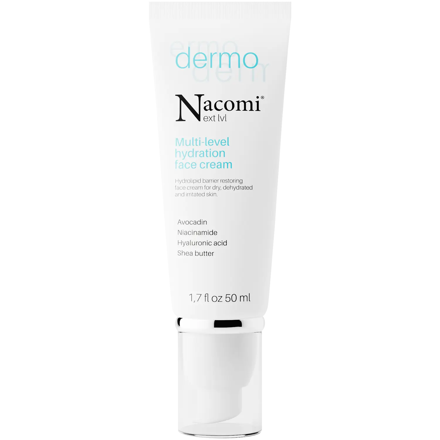 Nacomi Dermo увлажняющий крем для лица, 50 мл
Nacomi Dermo увлажняющий крем для лица, 50 мл