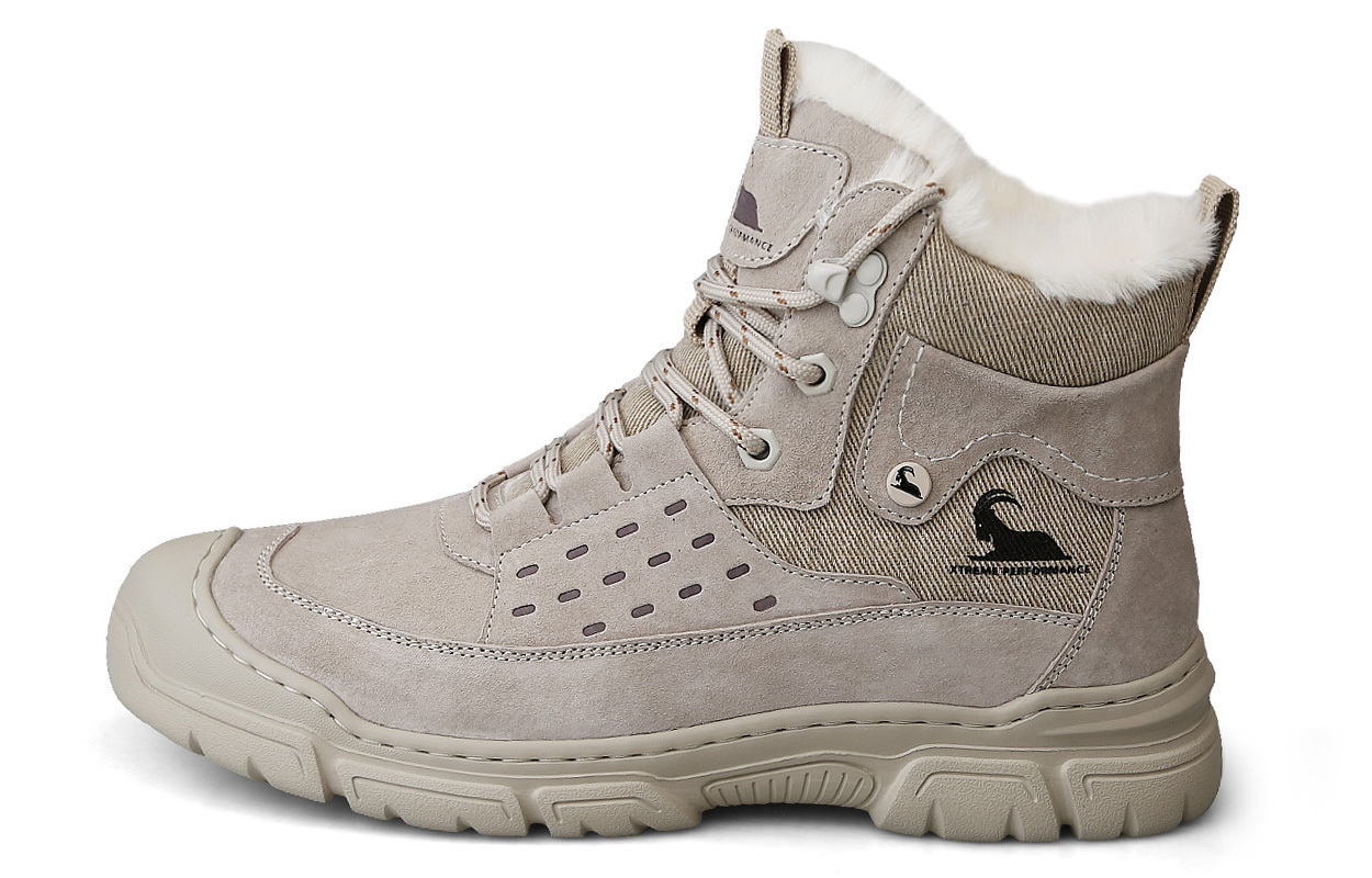 BECK Тёплые противоскользящие короткие уличные ботинки мужские - песочные, цвет Sand
BECK Тёплые противоскользящие короткие уличные ботинки мужские - песочные, цвет Sand