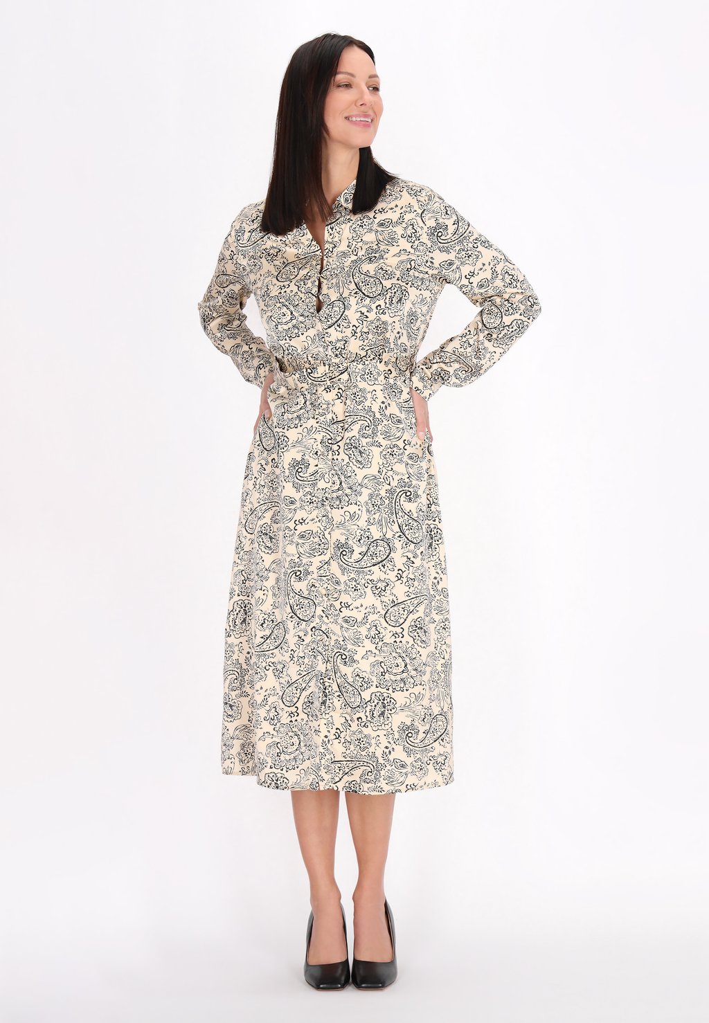 Платье-рубашка usha, бежевый
Платье-рубашка usha, бежевый