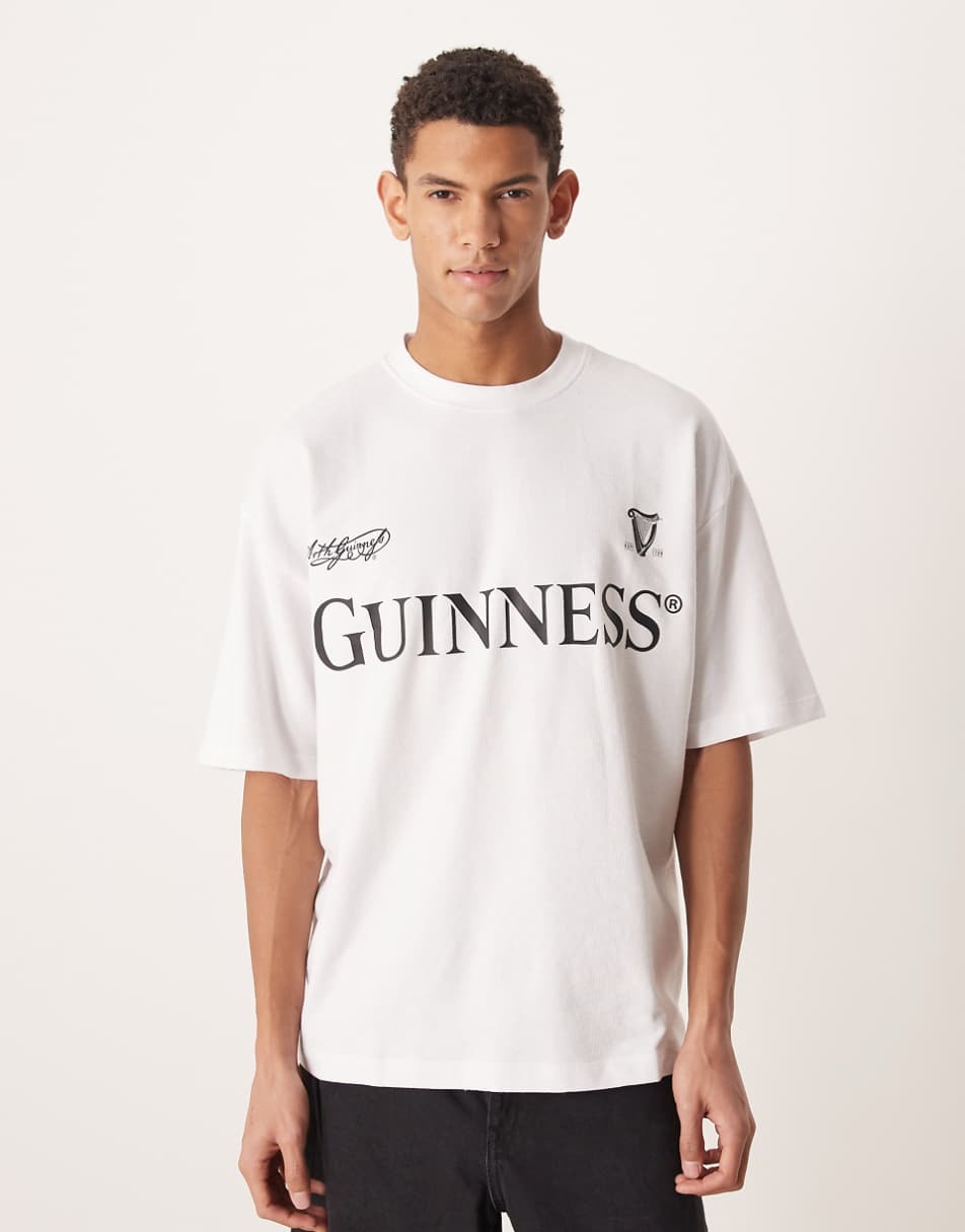 Футболка Asos Design Unisex Oversized, белый/принт Guinness
Футболка Asos Design Unisex Oversized, белый/принт Guinness