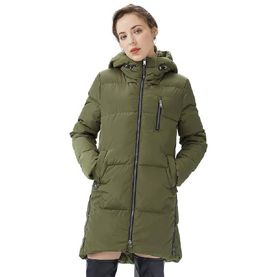 Пальто-пуховик Orolay Two-Way Zipper Winter Down Puffer, темно-зеленый
Пальто-пуховик Orolay Two-Way Zipper Winter Down Puffer, темно-зеленый