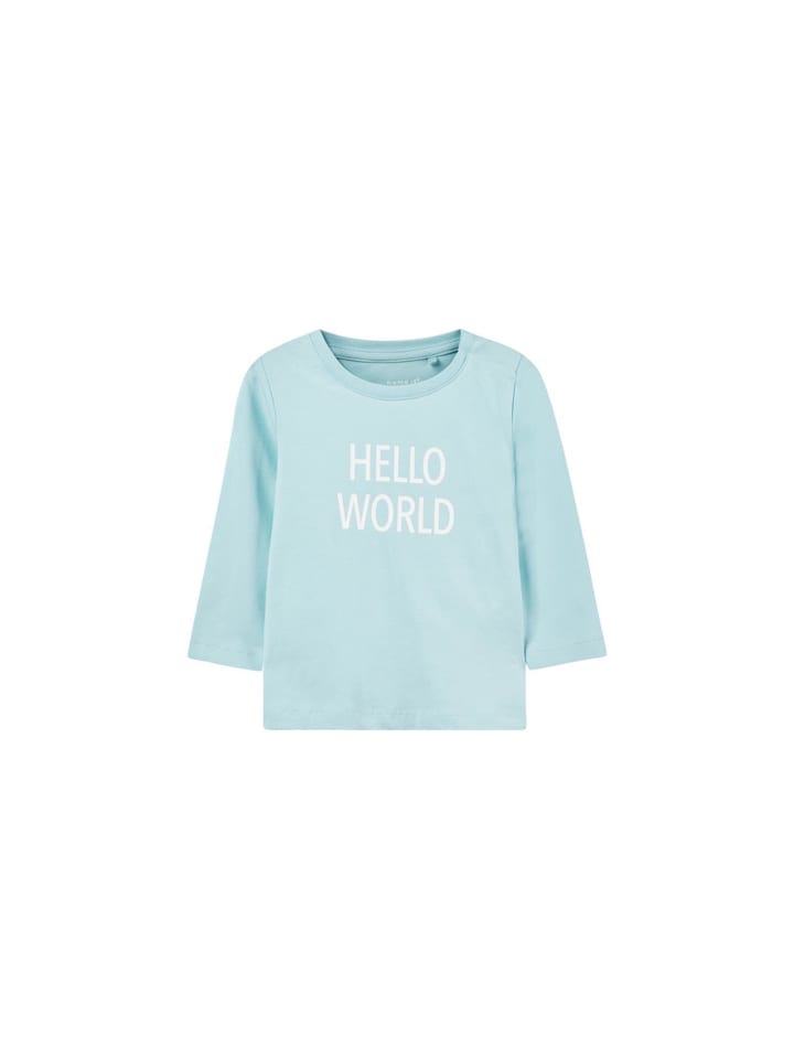 Name it Детская футболка с длинными рукавами, светло-голубая
Name it Детская футболка с длинными рукавами, светло-голубая