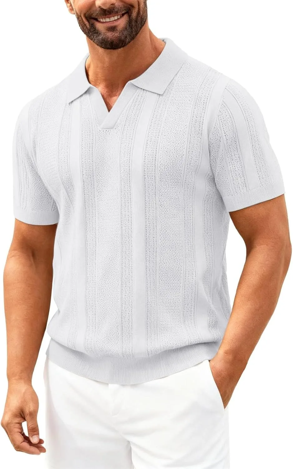 Мужская хлопковая поло для офиса и отдыха
Мужская хлопковая поло для офиса и отдыха