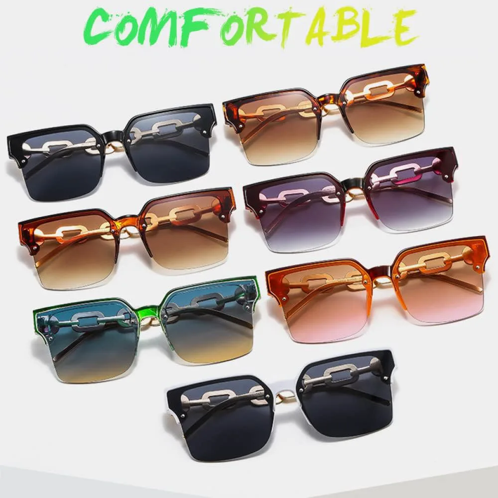 Солнцезащитные очки для женщин, массивная металлическая цепочка для очков, женские солнцезащитные очки с защитой от УФ-излучения UV400 LANGSER, Green Tea
Солнцезащитные очки для женщин, массивная металлическая цепочка для очков, женские солнцезащитные очки с защитой от УФ-излучения UV400 LANGSER, Green Tea