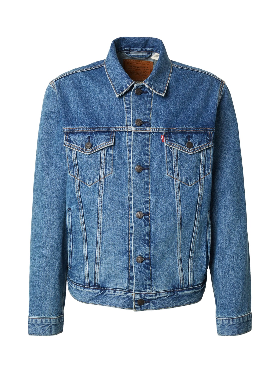 LEVI'S Куртка межсезонная 'Trucker Jacket' в синем дениме
LEVI'S Куртка межсезонная 'Trucker Jacket' в синем дениме