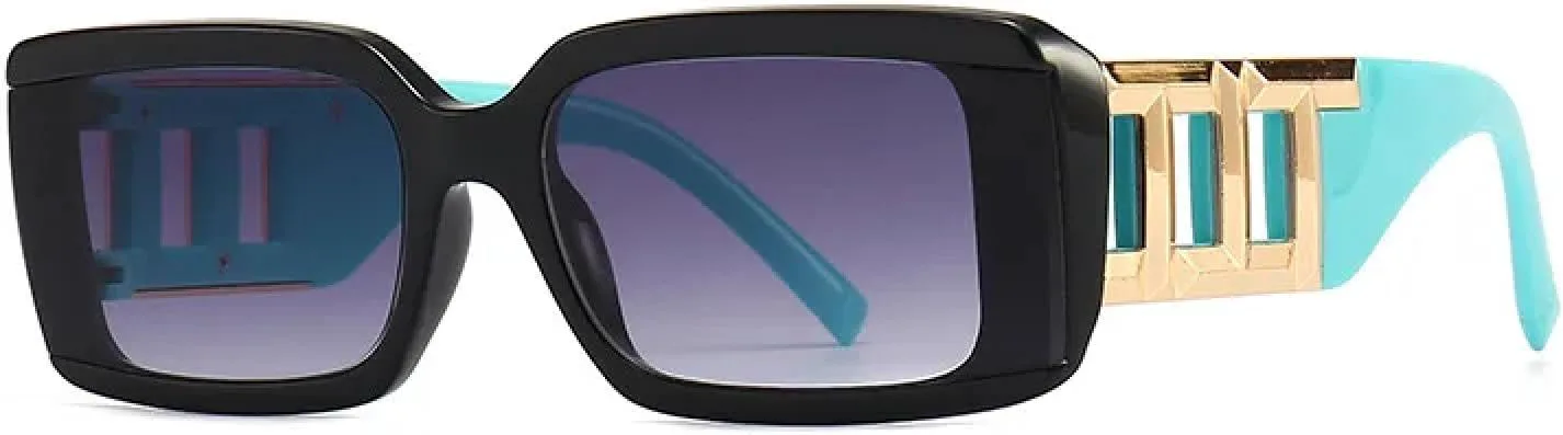 Классические модные солнцезащитные очки для женщин и мужчин, трендовые, роскошные, винтажные, в стиле стимпанк, с защитой от УФ-излучения UV400 TYUVIVO, Black Gray
Классические модные солнцезащитные очки для женщин и мужчин, трендовые, роскошные, винтажные, в стиле стимпанк, с защитой от УФ-излучения UV400 TYUVIVO, Black Gray