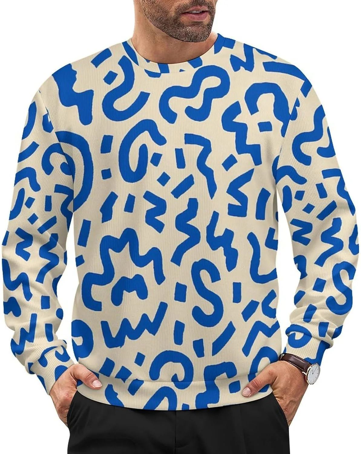 Свитер Unisex с геометрическим принтом Casual Loose Fit CONGIRLBOON
Свитер Unisex с геометрическим принтом Casual Loose Fit CONGIRLBOON