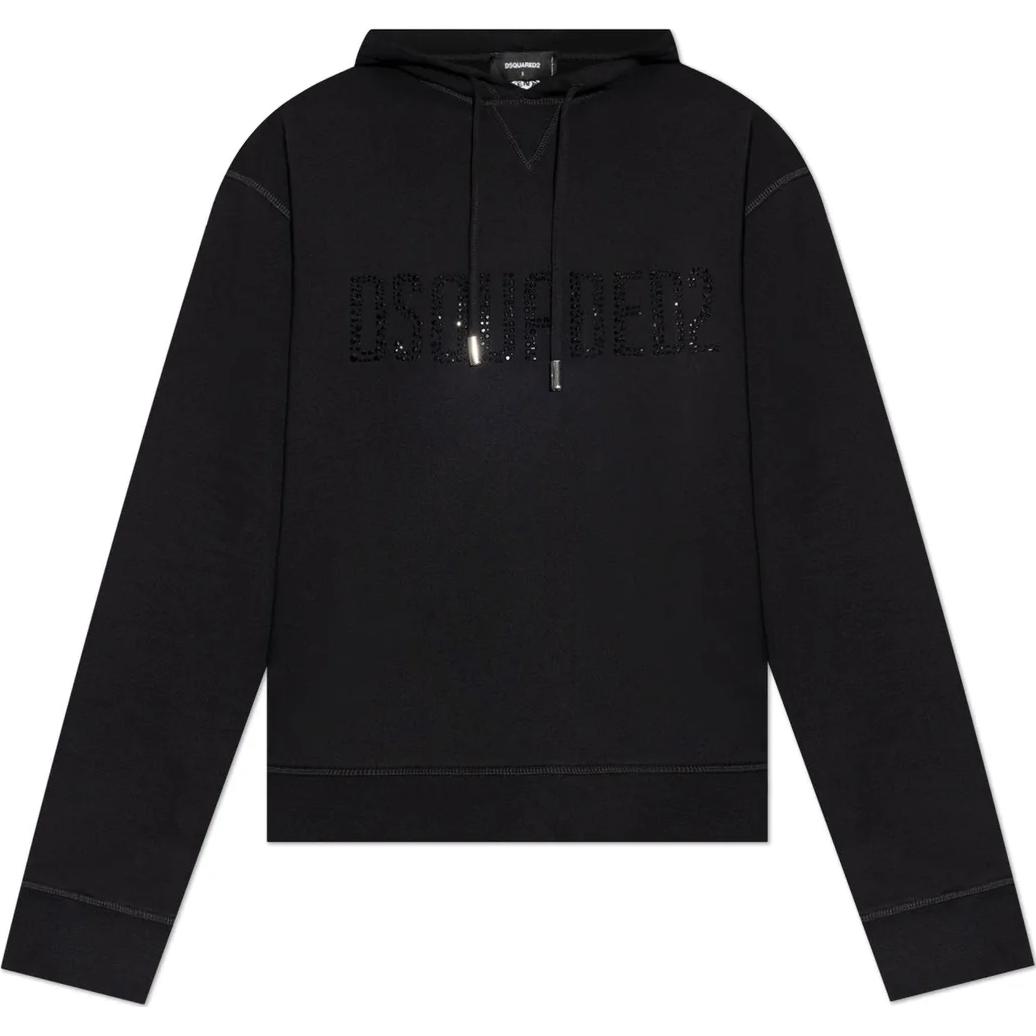 Худи с декоративными элементами и шнурком DSQUARED 2, черный
Худи с декоративными элементами и шнурком DSQUARED 2, черный