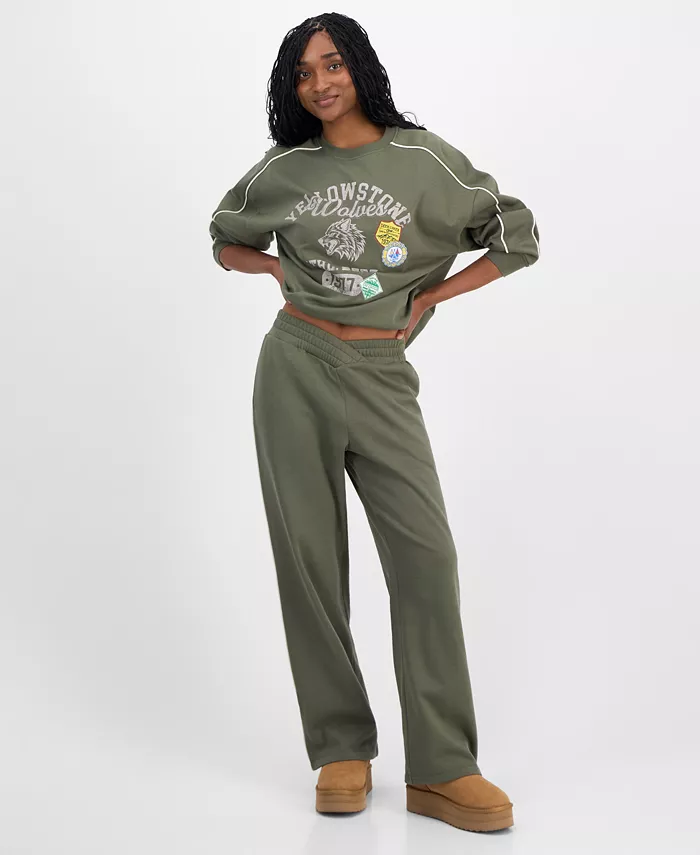 Спортивные брюки с V-образной талией и окантовкой для юниоров Rebellious One, зеленый
Спортивные брюки с V-образной талией и окантовкой для юниоров Rebellious One, зеленый