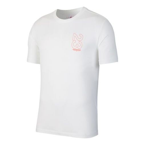 Футболка 23 с рисунком алфавита, круглый вырез, Air Jordan, белый
Футболка 23 с рисунком алфавита, круглый вырез, Air Jordan, белый