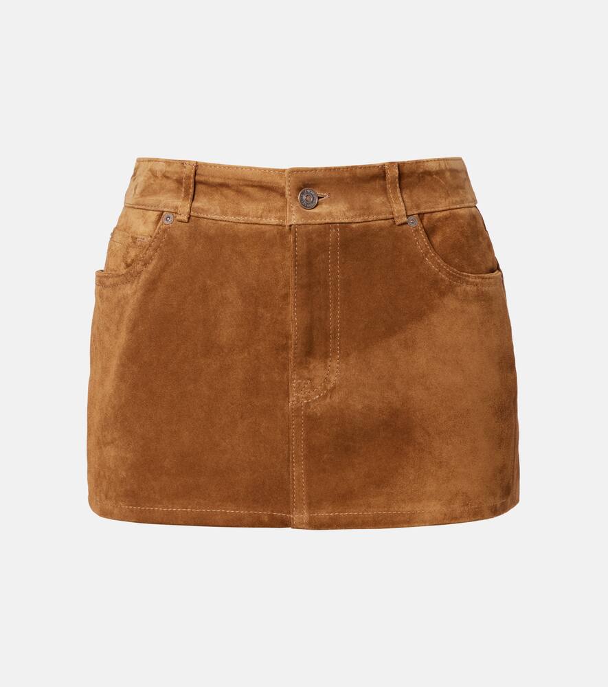 Низкая замшевая мини-юбка 7 For All Mankind, Beige
Низкая замшевая мини-юбка 7 For All Mankind, Beige