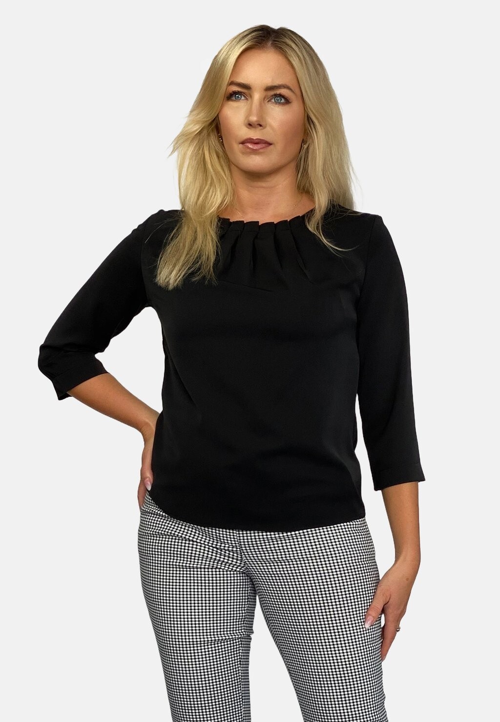 Блузка WITH PLEATS REGINA FASHION, цвет black
Блузка WITH PLEATS REGINA FASHION, цвет black