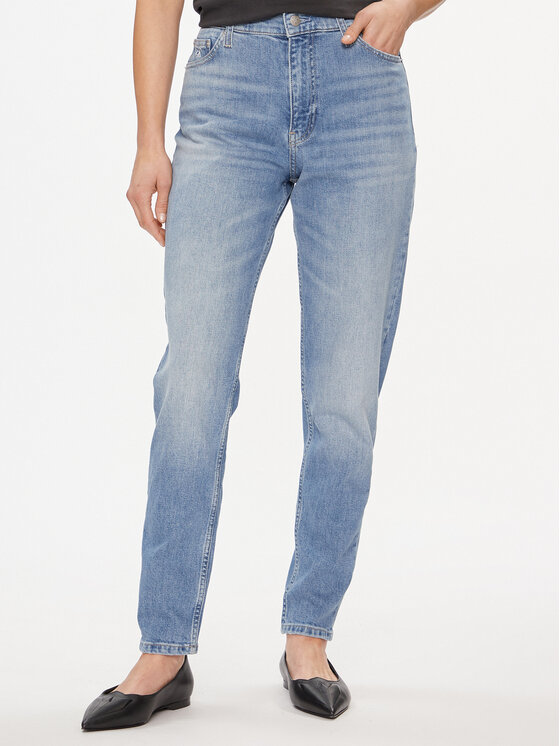 Джинсы mom fit J20J222764 Calvin Klein Jeans, синий
Джинсы mom fit J20J222764 Calvin Klein Jeans, синий