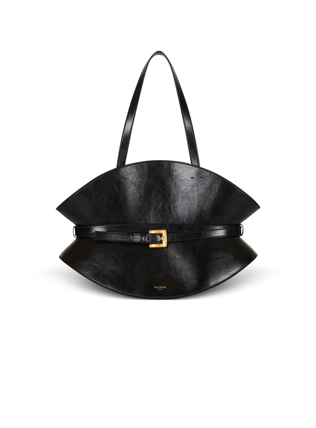 Сумка Medium Shuffle из телячьей кожи Balmain, белый/черный
Сумка Medium Shuffle из телячьей кожи Balmain, белый/черный