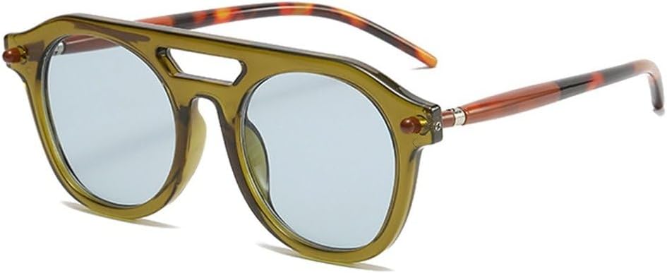 Ретро-солнцезащитные очки-пилот с двойной перемычкой для мужчин и заклепками, модные прозрачные градиентные линзы, защита от УФ-излучения UV400, женские панк-солнцезащитные очки SKFGNX, Olive Green Blue
Ретро-солнцезащитные очки-пилот с двойной перемычкой для мужчин и заклепками, модные прозрачные градиентные линзы, защита от УФ-излучения UV400, женские панк-солнцезащитные очки SKFGNX, Olive Green Blue