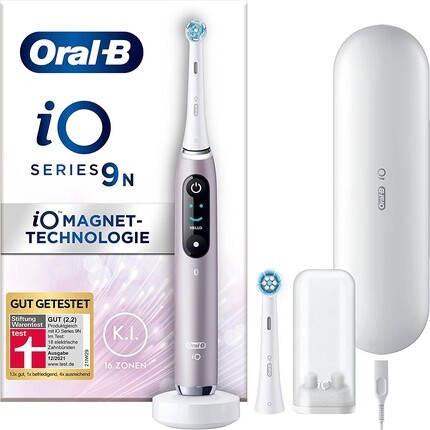 Электрическая зубная щетка Oral-B Io Series 9 с 2 насадками 7 режимов чистки Магнитная технология и 3D-анализ Розовый кварц, Oral B
Электрическая зубная щетка Oral-B Io Series 9 с 2 насадками 7 режимов чистки Магнитная технология и 3D-анализ Розовый кварц, Oral B
