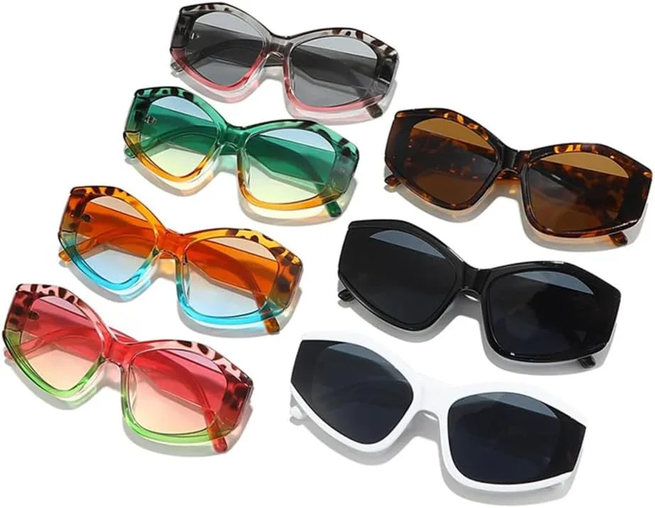 Солнцезащитные очки Polygon Cat Eye Leopard с защитой от УФ-излучения UV400 в стиле ретро для мужчин с градиентным переходом цвета HDUBFY, Orange Leopard Blue
Солнцезащитные очки Polygon Cat Eye Leopard с защитой от УФ-излучения UV400 в стиле ретро для мужчин с градиентным переходом цвета HDUBFY, Orange Leopard Blue