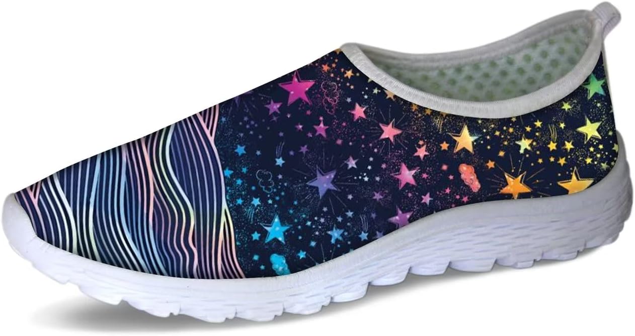 Кроссовки Forchrinse с принтом музыкальных нот и клавиш пианино, универсальные, без шнурков, для мужчин и женщин, легкая повседневная спортивная обувь, дышащие, Colorful Moon Star
Кроссовки Forchrinse с принтом музыкальных нот и клавиш пианино, универсальные, без шнурков, для мужчин и женщин, легкая повседневная спортивная обувь, дышащие, Colorful Moon Star