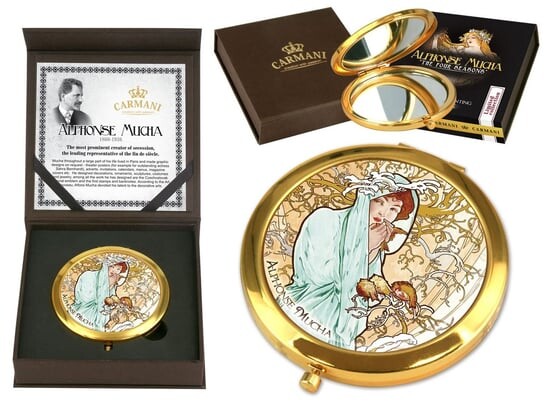 Зеркало - А. Муха, Времена года, Зима (КАРМАНИ), Carmani, золотой
Зеркало - А. Муха, Времена года, Зима (КАРМАНИ), Carmani, золотой